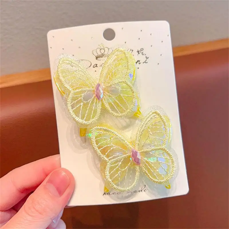 Детская заколка-бабочка для волос с изображением хвоста