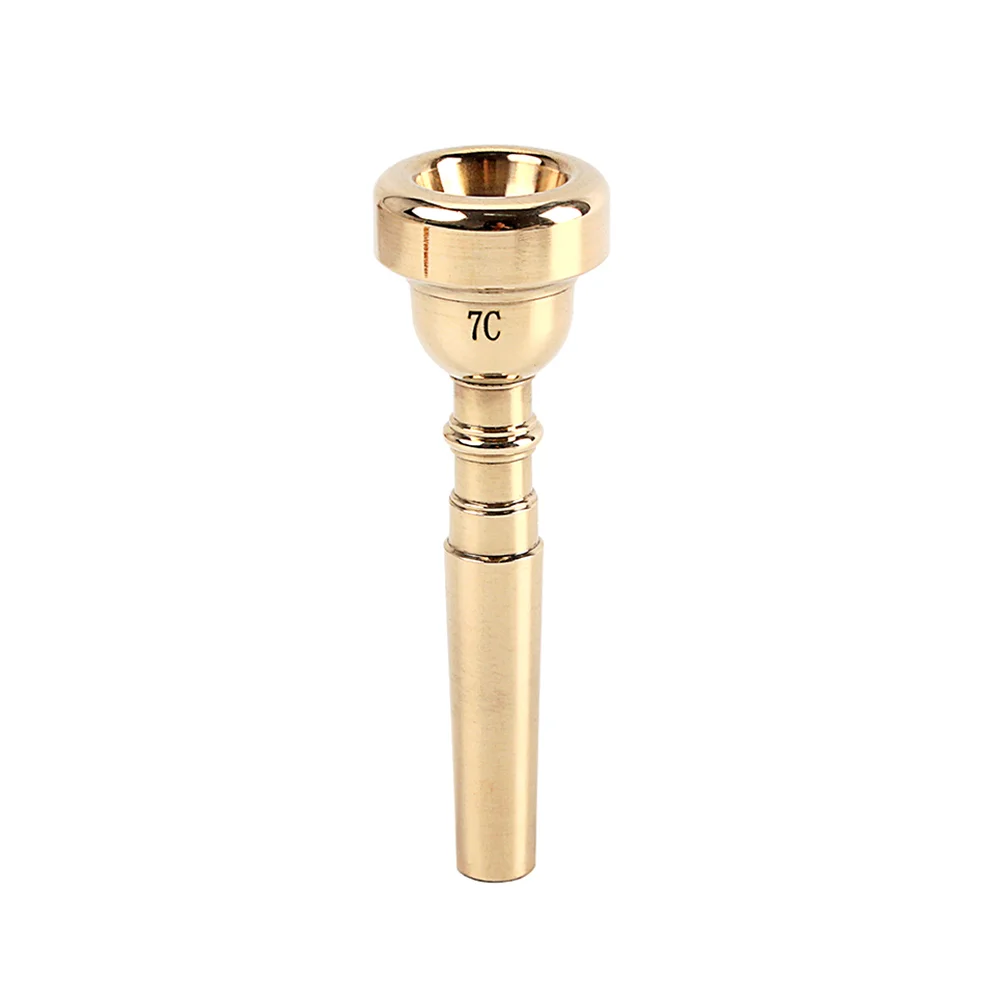 

Trumpet Trumpet Bullet Shape Trumpet Jazz Best Baritone Mouthpiece Replacement 7c Remover High Notes Stuck Gold Plated