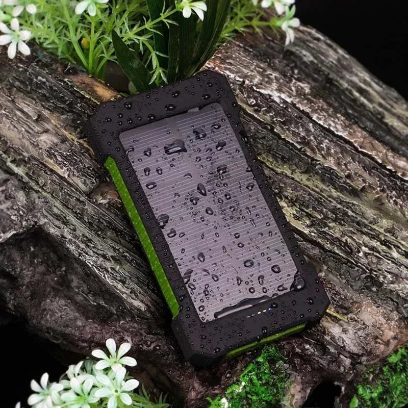 Фото Портативный внешний аккумулятор на солнечной батарее для Xiaomi, 200000 мАч №3