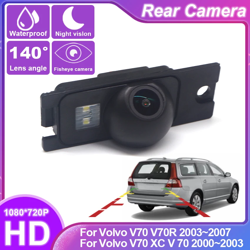 Автомобильная камера заднего вида для Volvo V70 XC V70R 2000 ~ 2007 парковки CCD HD ночного