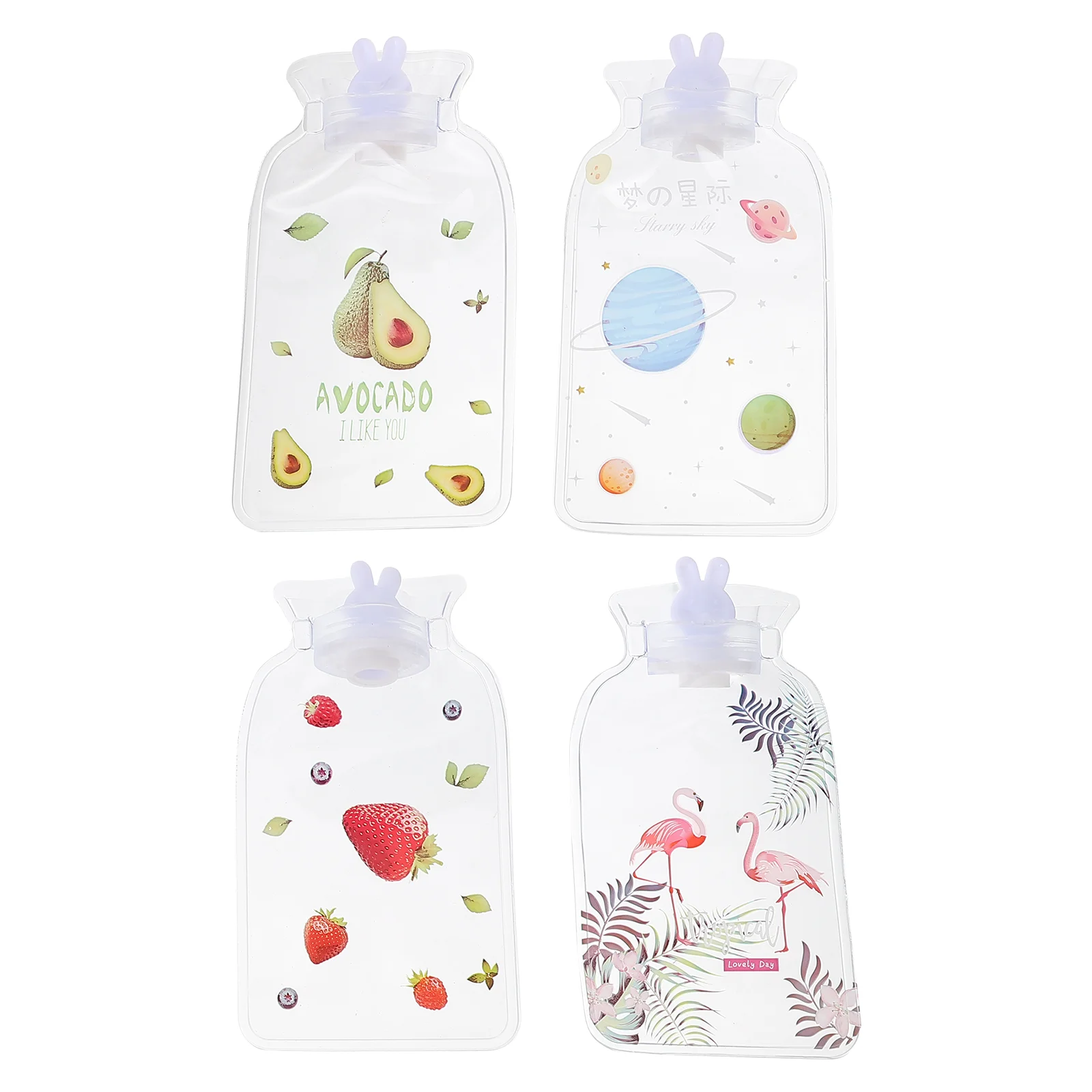 

Water Hot Bottle Bag Hand Bottlesrubber Heating Warmer Portable Pouch Warmwinter Compress Cover Pad Injection