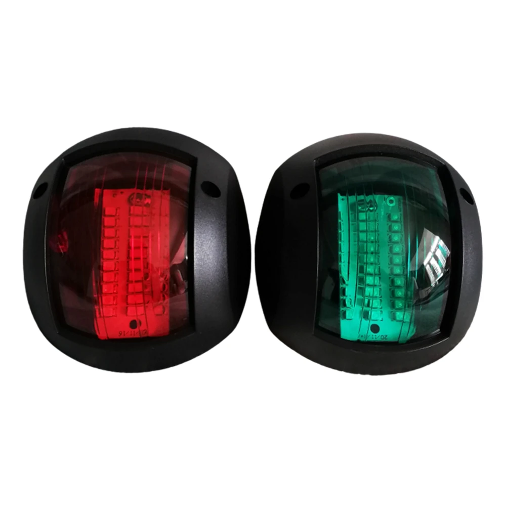 1 комплект красно-зеленая фотолодка фонарь для навигации 12 В 24 Водонепроницаемые