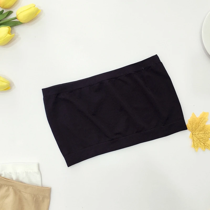 

Women's One Piece Bandeau Bra Seamless Underwear Off Shoulder