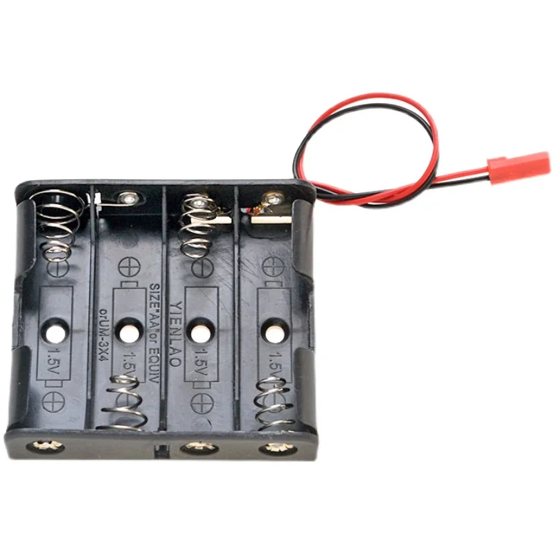 600pcs/lot MasterFire Plastic Battery Holder Storage Box Case For 4 x 1.5V AA With JST Plug DIY Toy Car Batteries Shell