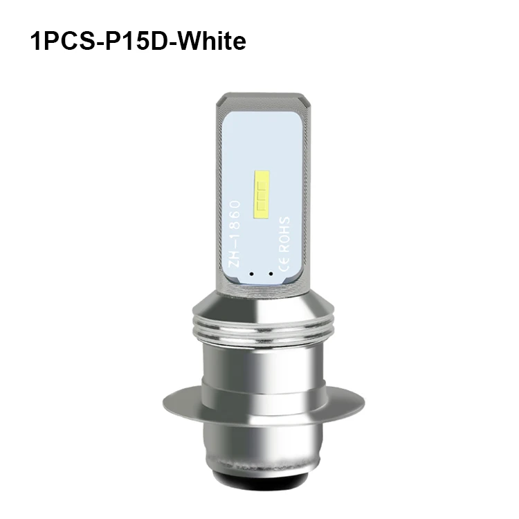 

NLpearl 1X P15D светодиодные лампы для мотоциклетных фар супер яркие CSP 1860SMD 1200ML 6000K белый BA20D светодиодные лампы для мотоциклетных фар 12 В