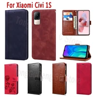 phone cover for xiaomi civi 1s case flip leather wallet magnetic card protective shell book on for xiaomi civi 1 s case bag capa