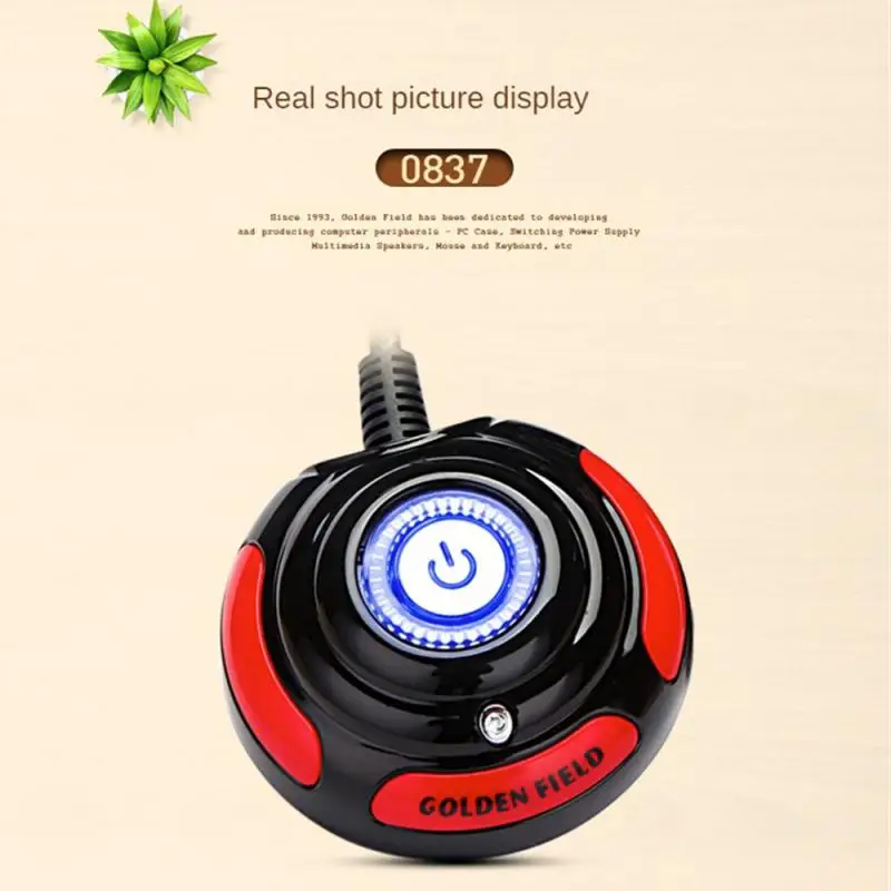 

RYRA For Computer Host Desktop PC Switch Power Supply On/off Main Switch Boot Restart Button Extension Cable 1.6m DIY Computer