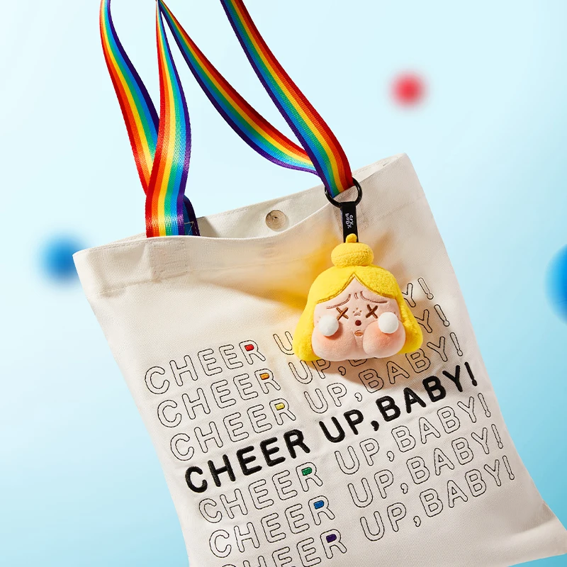 POP MART CRYBABY CHEER UP BABY! Серия плюшевых подвесок аниме экшн-фигурки женская сумка Декор