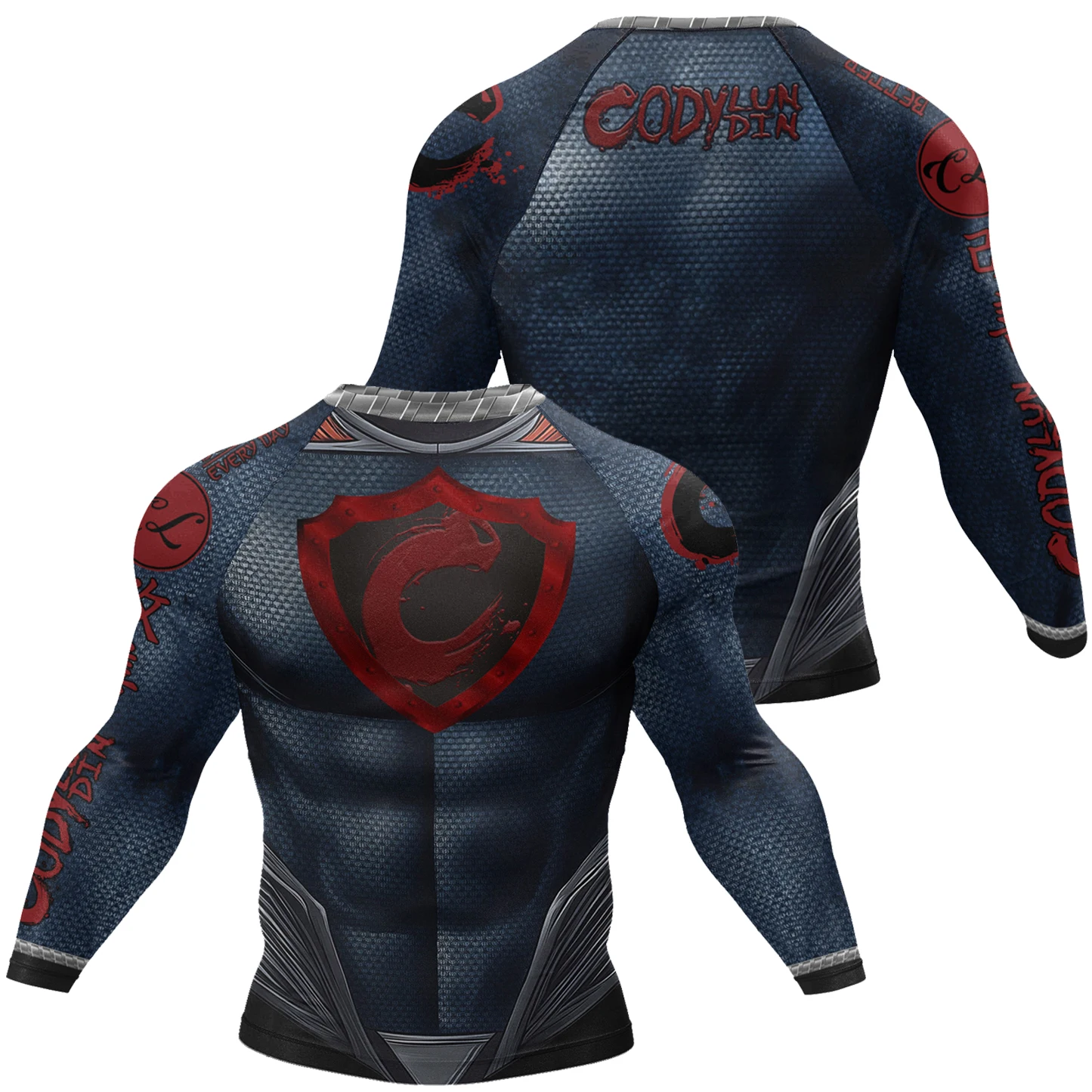 Мужская футболка Cody Lundin MMA с 3D принтом Bjj Boxing Sport Tops с длинным рукавом Rash Guard Рубашки для джиу-джитсу Трикотажные изделия для кикбоксинга и фитнеса (art.: 3920cf3dd9904) - 3920cf3dd9904