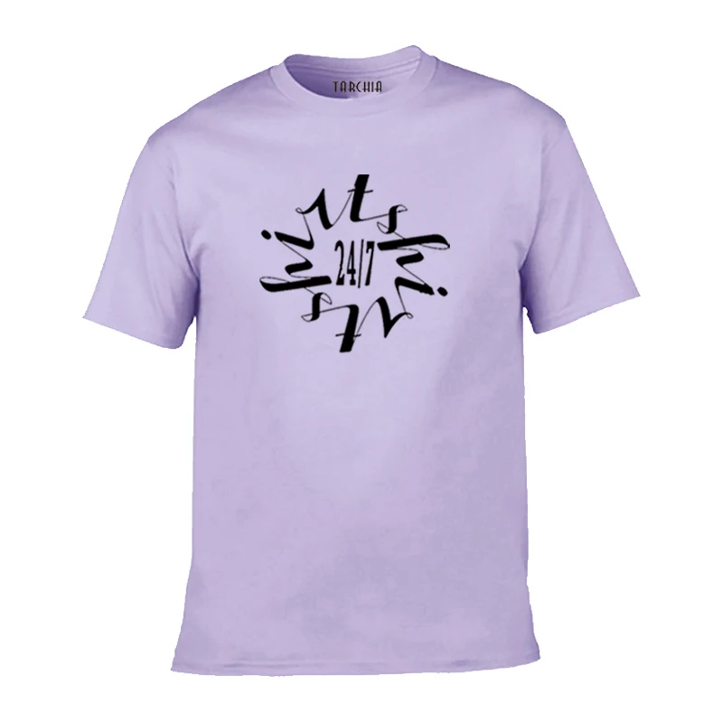 Мужская футболка с коротким рукавом TARCHIA повседневная хлопковая Футболка