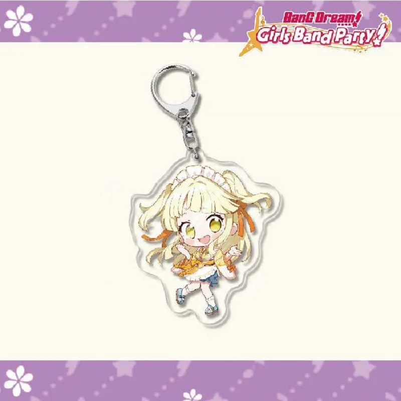 Аниме BanG Dream! Горячие фигурки Toyama Kasumi Yamabuki Saaya Mitake Ran акриловые брелки для косплея