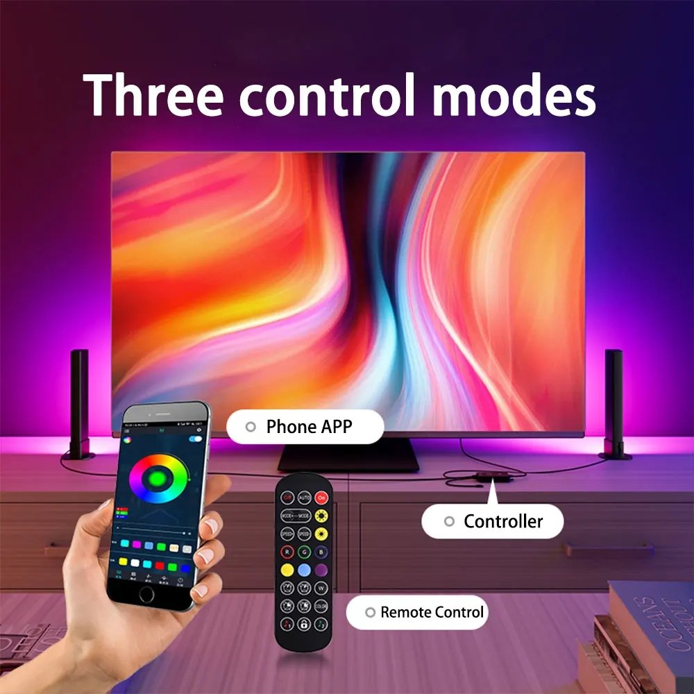 Новинка RGB-управление музыкой светодиодное освещение управление через