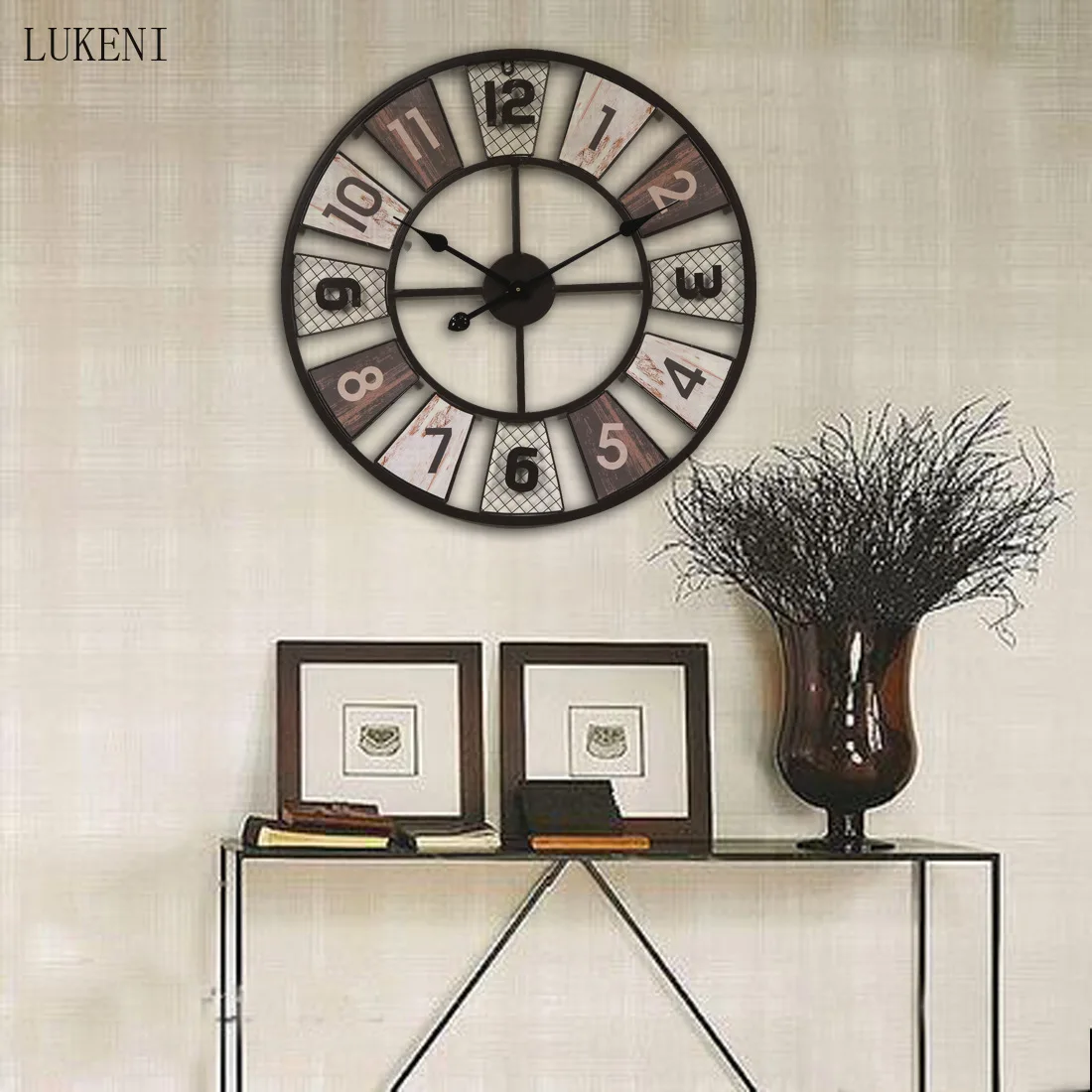 

Креативные настенные часы в скандинавском стиле для гостиной, Простые индивидуальные бесшумные настенные часы, модные часы, настенные круглые часы для дома, дивана
