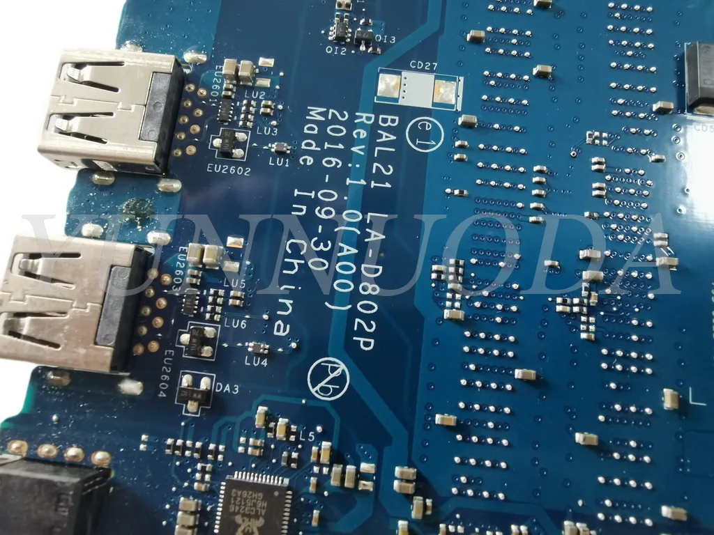 Оригинал для DELL Inspiron 5567 5767 материнская плата ноутбука Φ оригинальная деталь