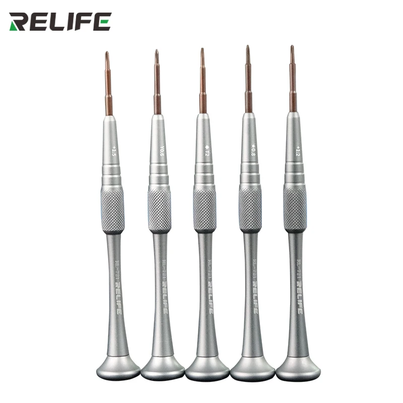 

RELIFE RL-721 Screwdriver Precision Torx Cross Screwdrivers Tips In Handle for IPhone 11 XR 6 6S 7 8 X Phone Open Hand Tool Set