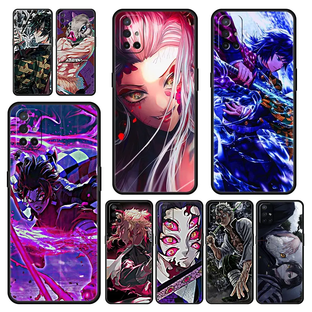 

Demon Slayer Anime Ghost Phone Case For OnePlus 9 8 7 7T Pro 9RT 9R 8T Nord N100 N200 N10 CE 2 5G Z Soft Silicone Cover Couqe