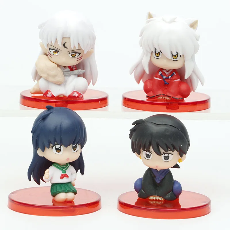 Набор фигурок аниме INUYASHA 5 см 4 шт