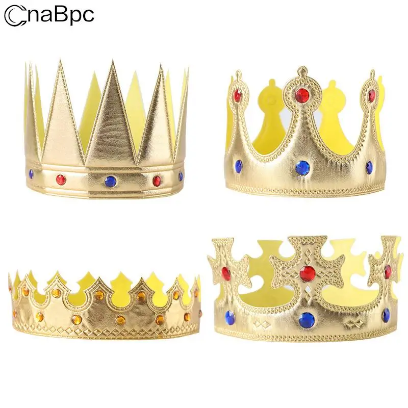 Party Tiara Royal Queen Prince King Princess Crown Hats Birt