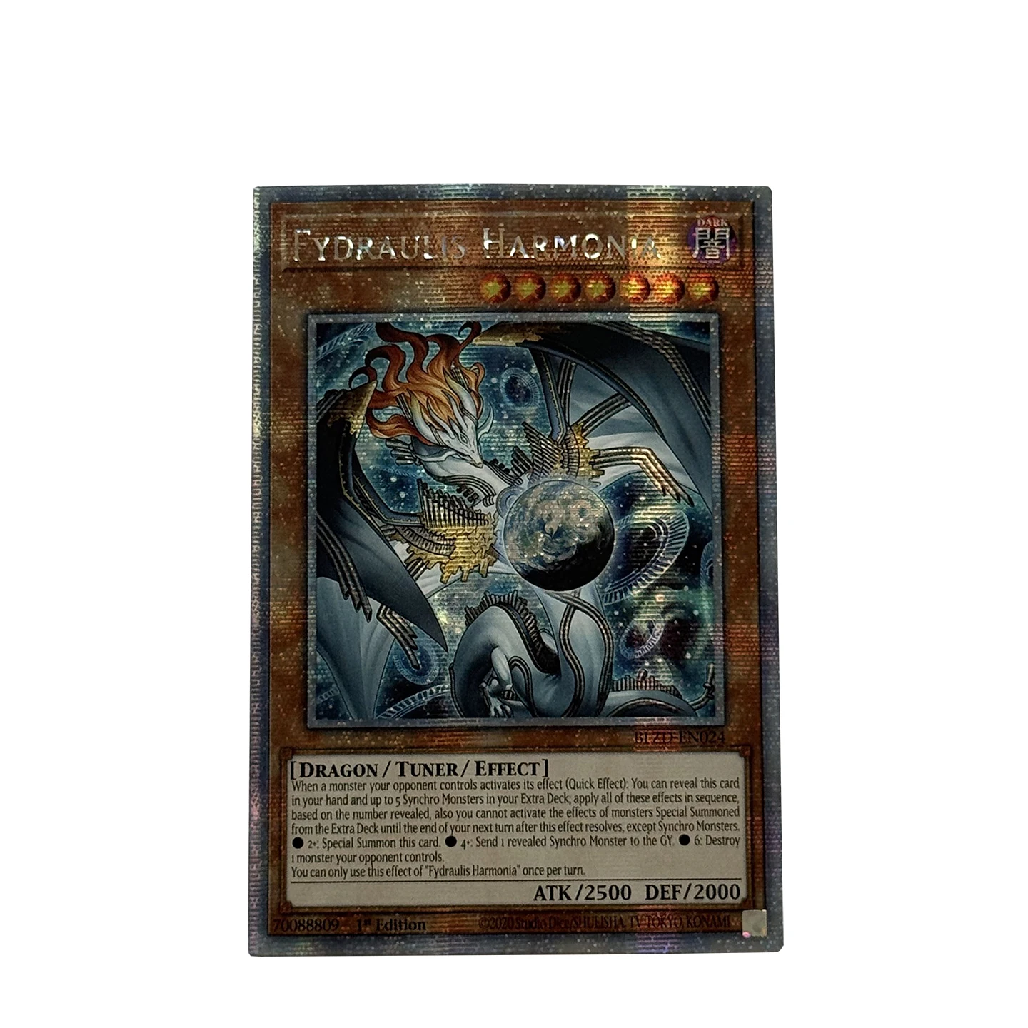 Фото Ю-Ги-О! Коллекционные DIY-карты-прокси Fydraulis Harmonia Solemn Accusation Spark Collection Card Toys TCG Gift Ygo (Неоригинальные) №3