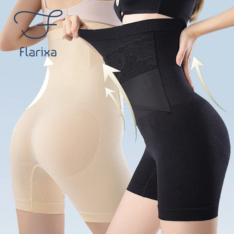 

Flarixa Slimming Sheath Woman Flat Belly Sheath Shorts Butt Lifter Shapewear Panties High Waist Trainer Body Shaper Pants Tummy