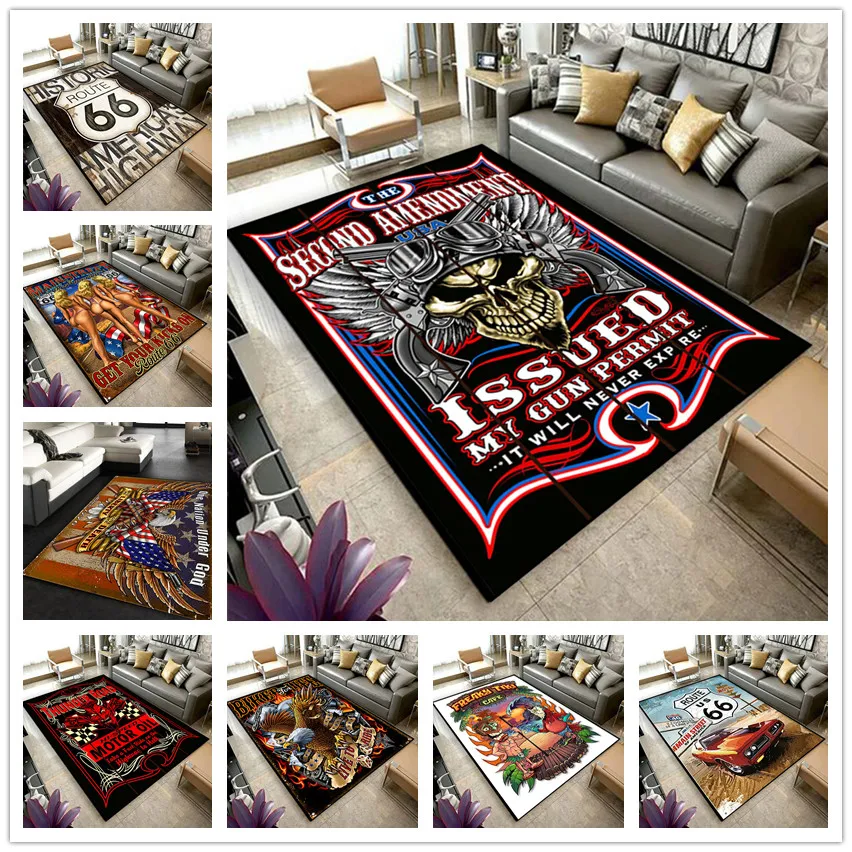 

USA Mother 66 коврики с изображением дорог для гостиной, спальни, коврик, напольный коврик, коврики для столовой, спальни, украшение для дома, ковр...