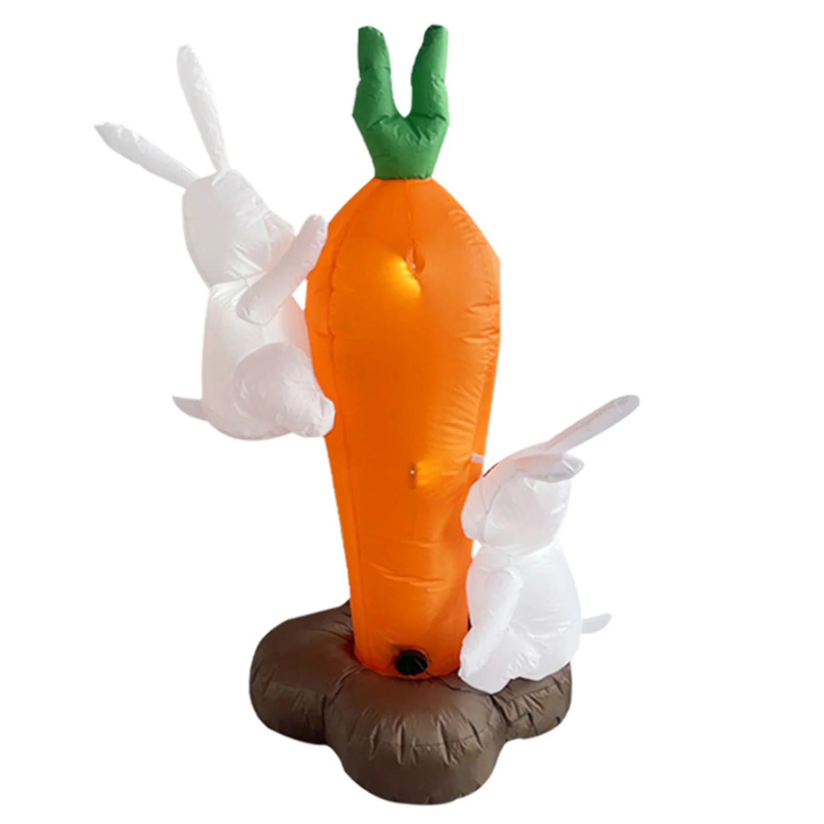 

Пасхальный надувной кролик с морковкой, надувная подсветка, счастливая Пасха, надувные лодки для праздника, вечеринки, двора, сада