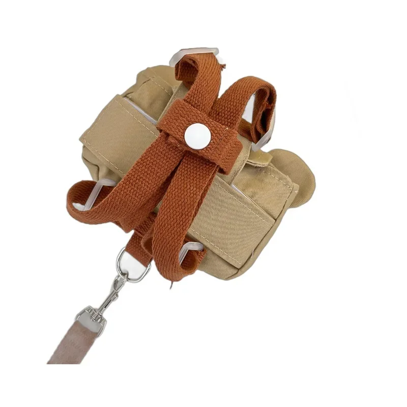 Шлейка для домашних животных съемный рюкзак поводок прогулок на открытом