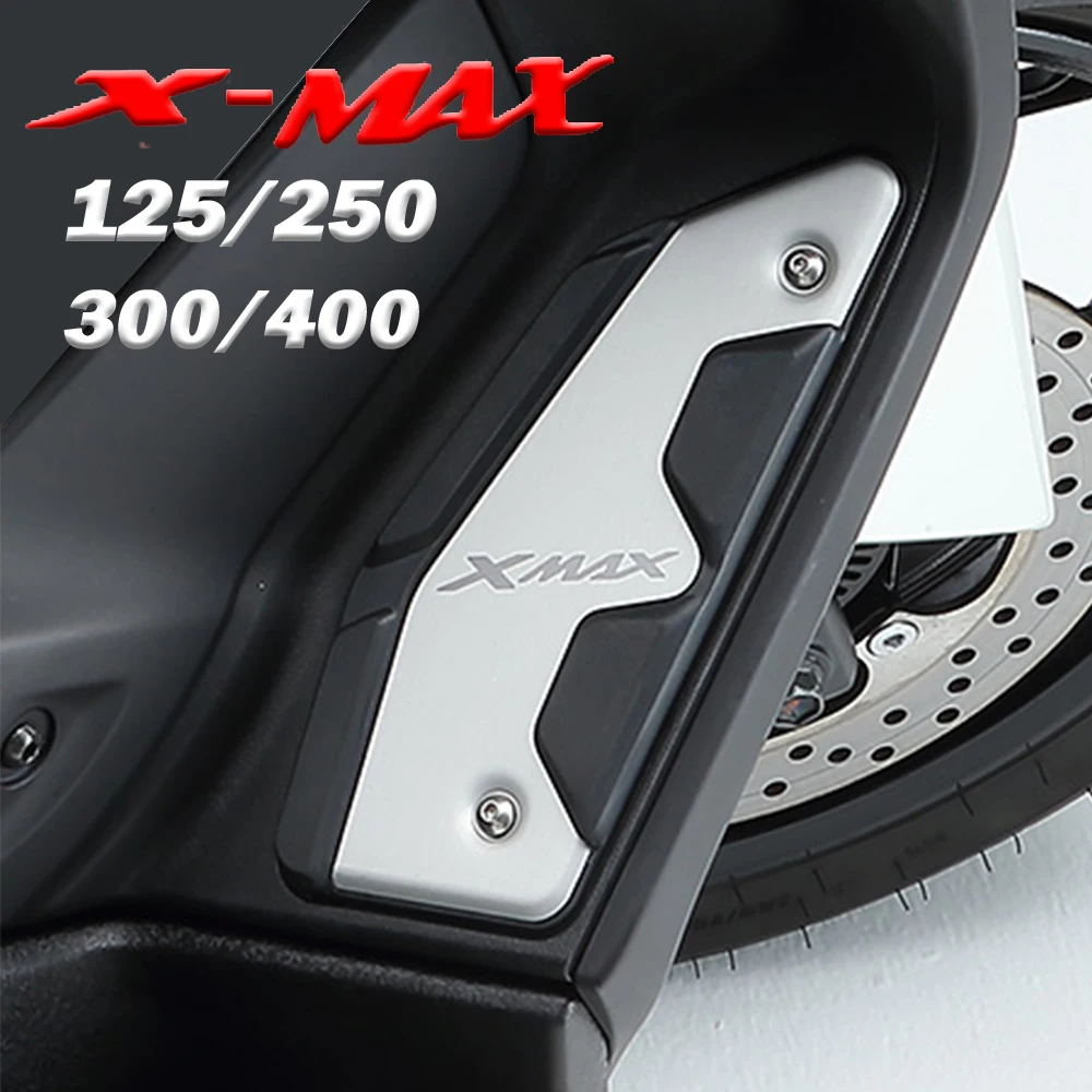 

For XMAX300 Footpads XMAX 125 250 300 400 2017-2022 Front Rear Pegs Plate Aluminum Alloy Pedal Modified Skid proof Footrest