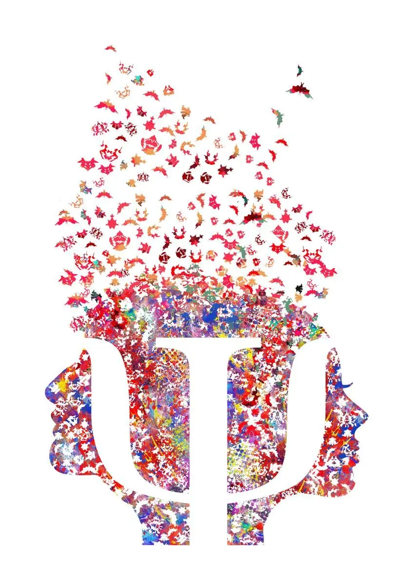 Художественный постер на холсте с эффектом акварели |