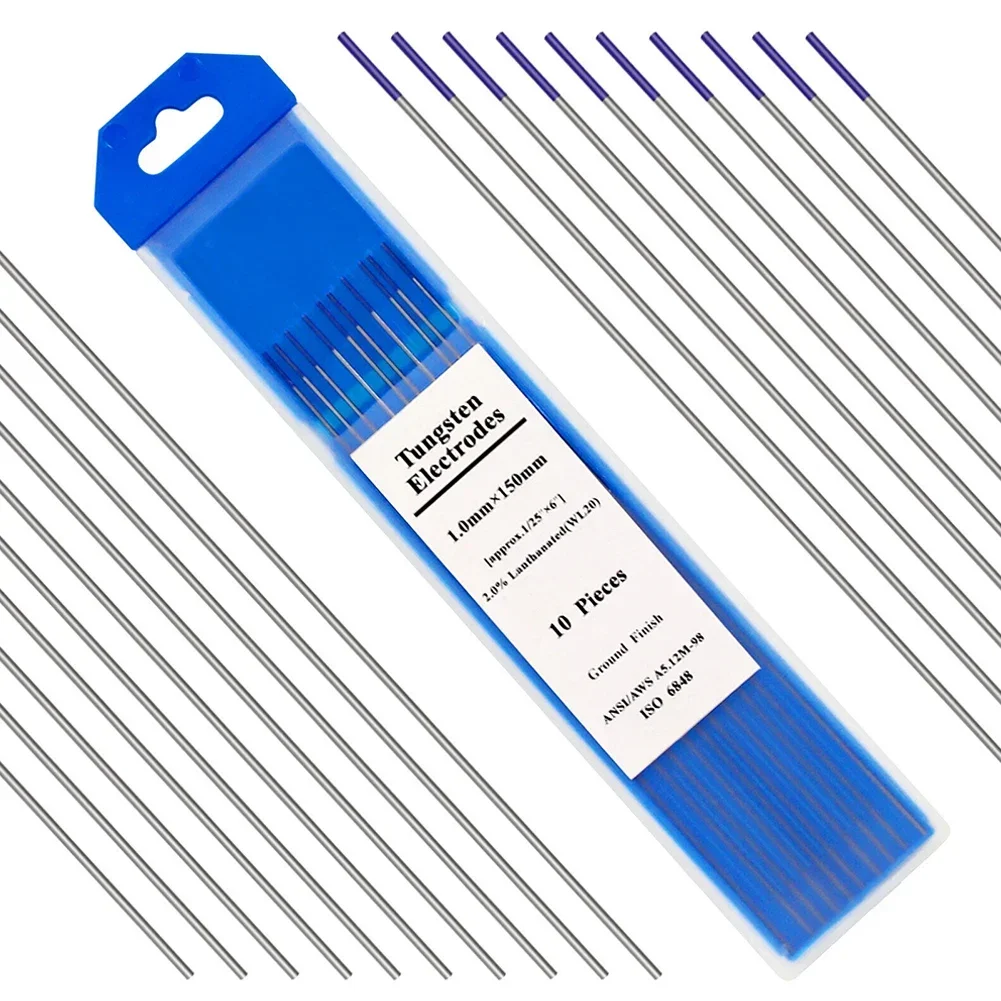 Профессиональные вольфрамовые электроды Сварочные стержни TIG 150/175 мм WL20 Lanthanated 2%