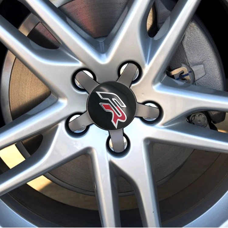 4 шт. 56 мм алюминиевые колпаки центральной ступицы колес автомобиля наклейка для