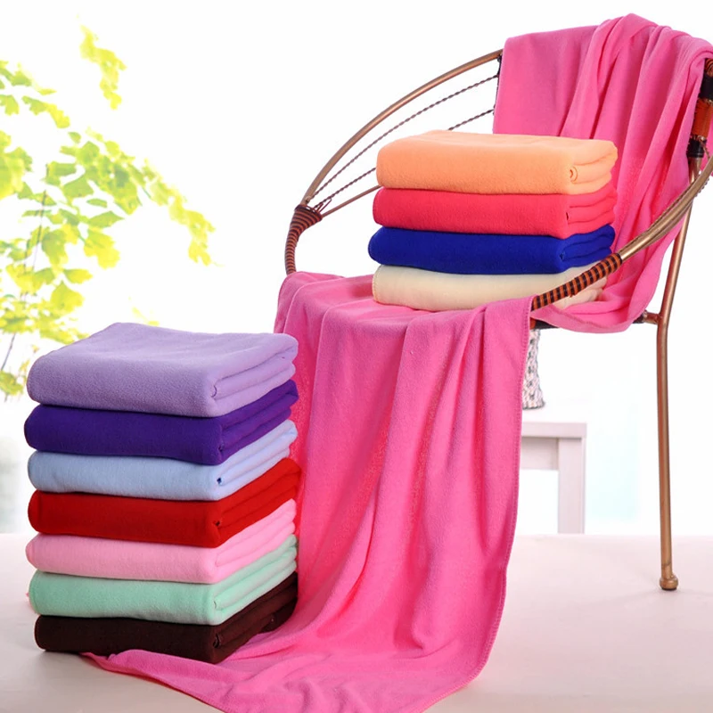 

70x140cm Microfiber Absorbent Beach Towel Women Large Bath Towel Sunbathing Swimming Bathrobe For Spa Gym Yoga Hotel Couple Gift