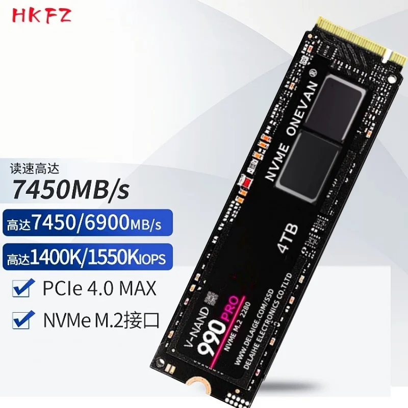 M.2 990 pro 4 ТБ 2 1 2280 Жесткий диск NVME 5-дюймовый ssd TLC 5600 МБ/с внутренние твердотельные