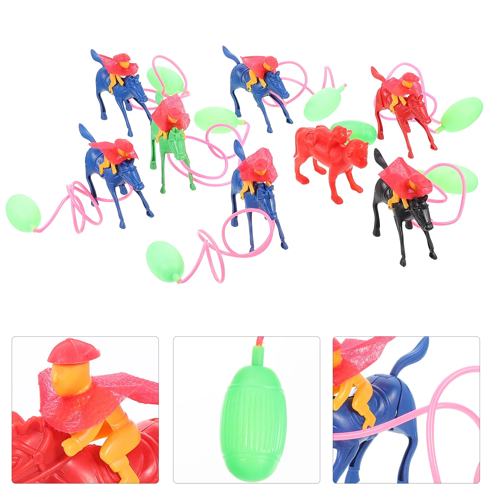 

Air Pressure Jumping Frog Kids Educational Plaything Novelty Toys Horse PVC Birthday Party Gifts