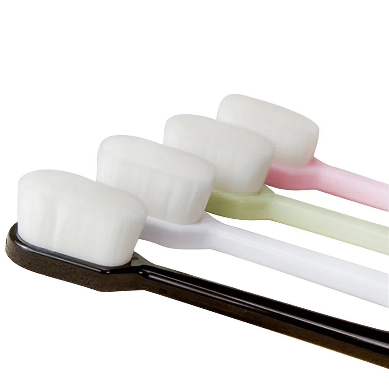 

Ультратонкая мягкая Экологически чистая портативная зубная щетка для беременных с футляром из мягкого волокна нанозубная щетка гигиена полости рта