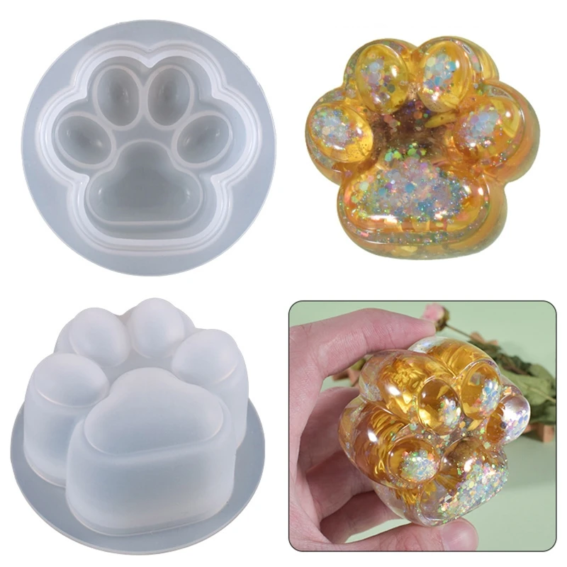 

Resin Molds Cat Claw Molds Gifts to Classmates Family Friends for Making Handmade Crafts Tear Resistance Tasteless