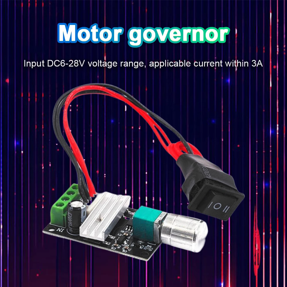 Модуль контроллера скорости двигателя 6 в 12 В 24 28 модуль привода регулятора