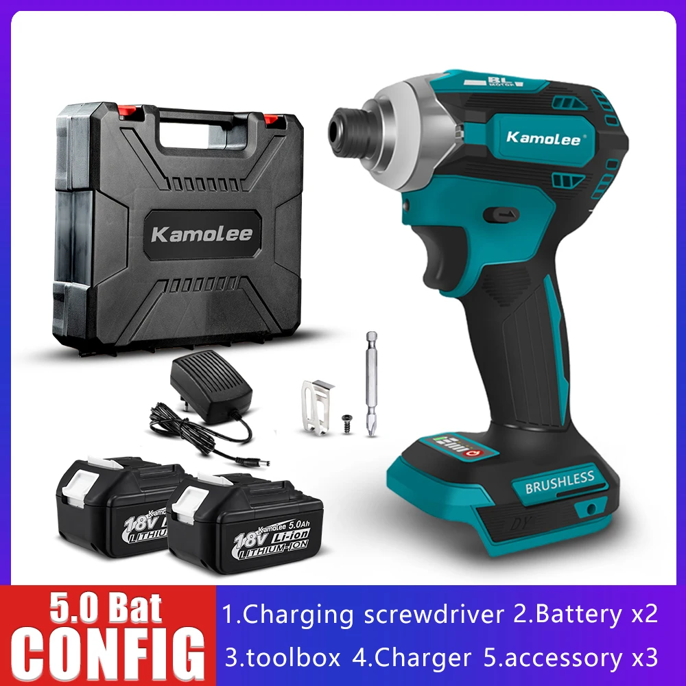 

Беспроводной ударный гайковерт Kamolee 588 нм