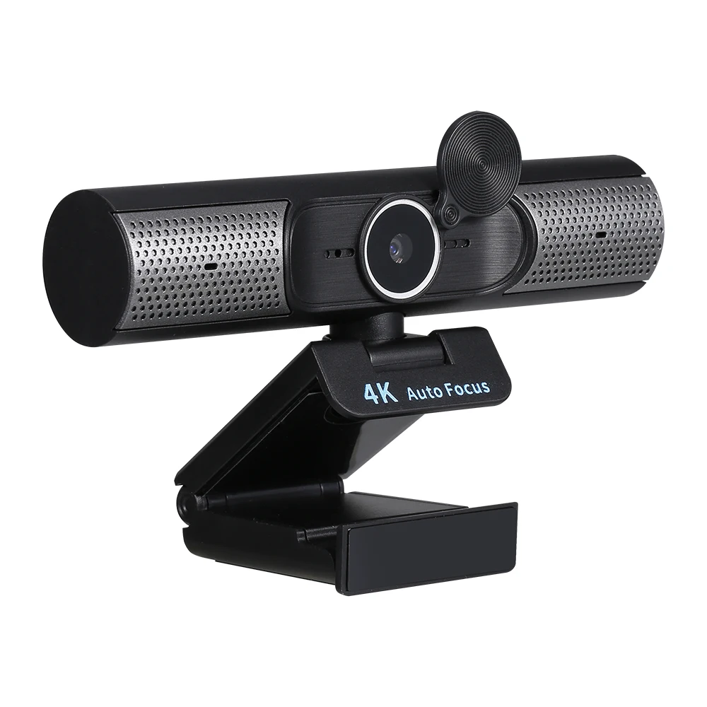 

4K Webcam AF Autofocus Web camera With Built-in Microphone Webcam with Privacy Cover Multi Stage Built-in Speakers PC Web Camera