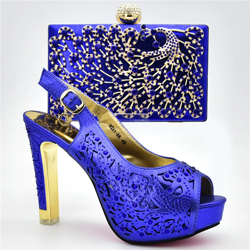 

Новое поступление, итальянские туфли с подходящими сумками в комплекте, украшенные искусственной кожей, обувь на высоком каблуке для африканвечерние с комплектом сумок