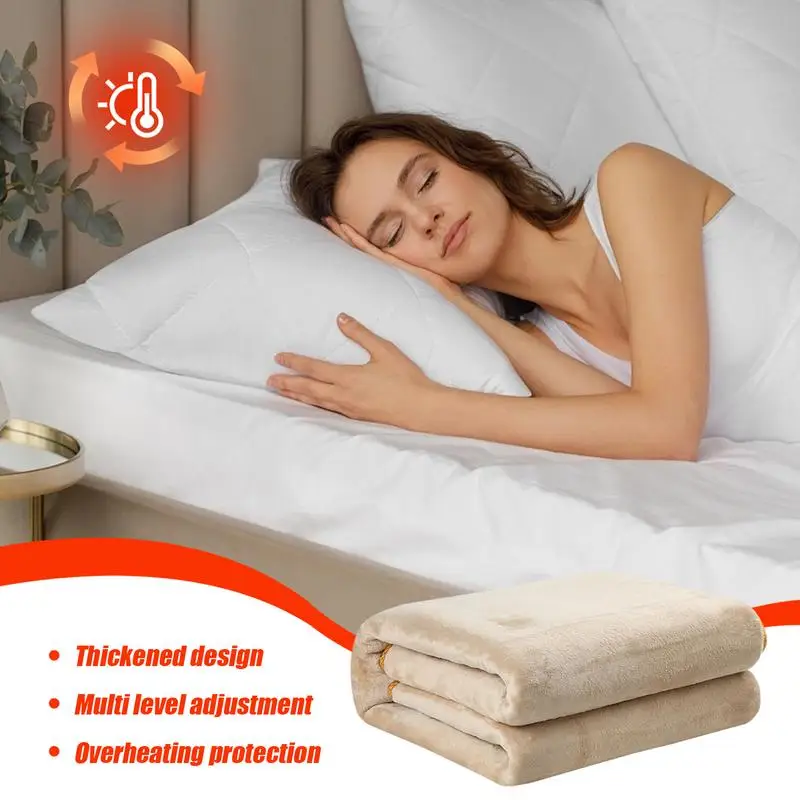 Кровать электрический матрас термостат фланелевая мягкая электрическая подушка