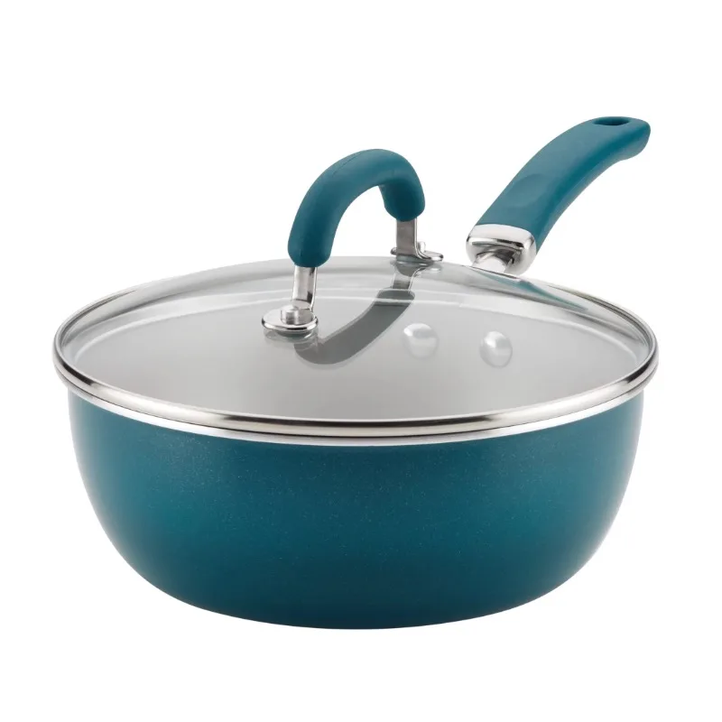 

Rachael Ray 3 Qt Создайте вкусные алюминиевые антипригарные сковороды, бриллианты