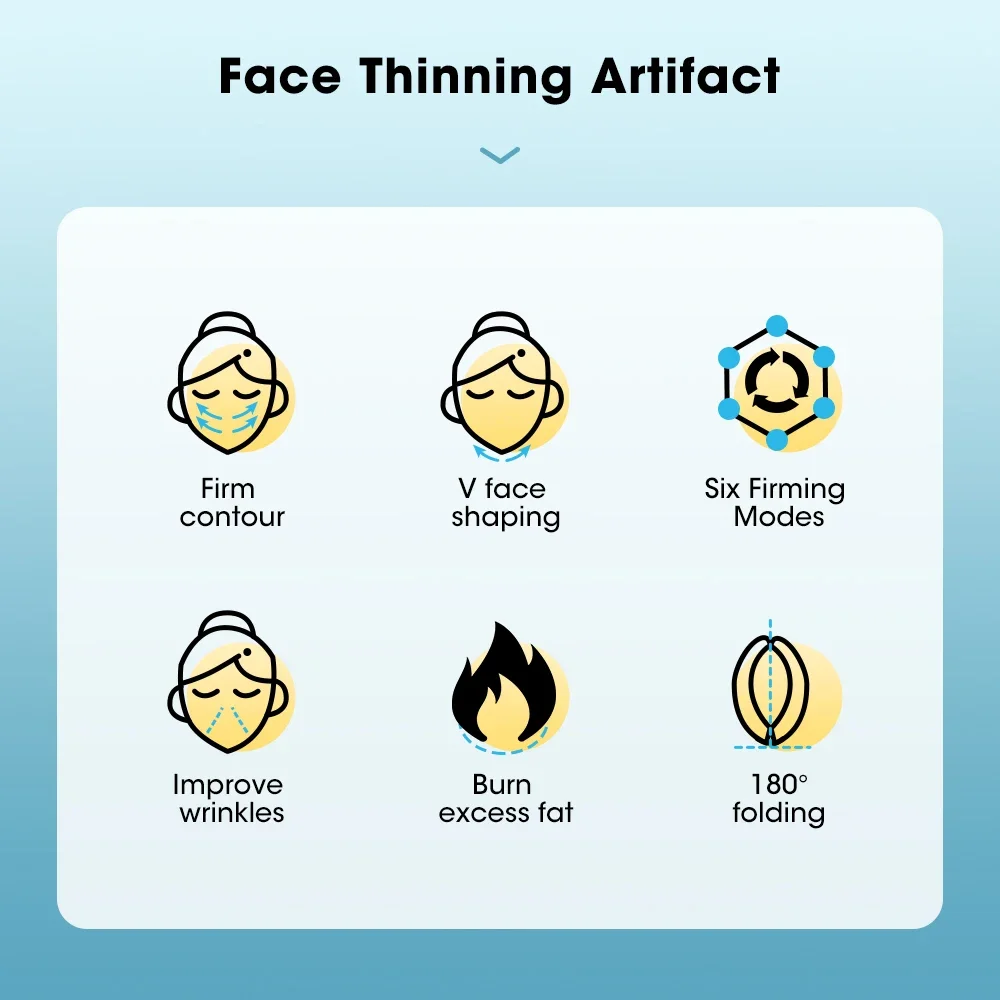 НОВЫЙ аппарат для подтяжки лица бандаж V-образный массажер EMS микротоковый тонкий