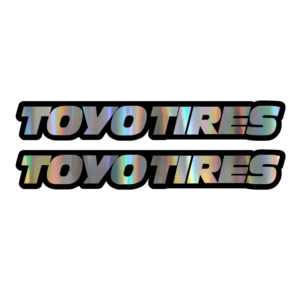 2 шт., виниловые наклейки с логотипом TOYO | AliExpress