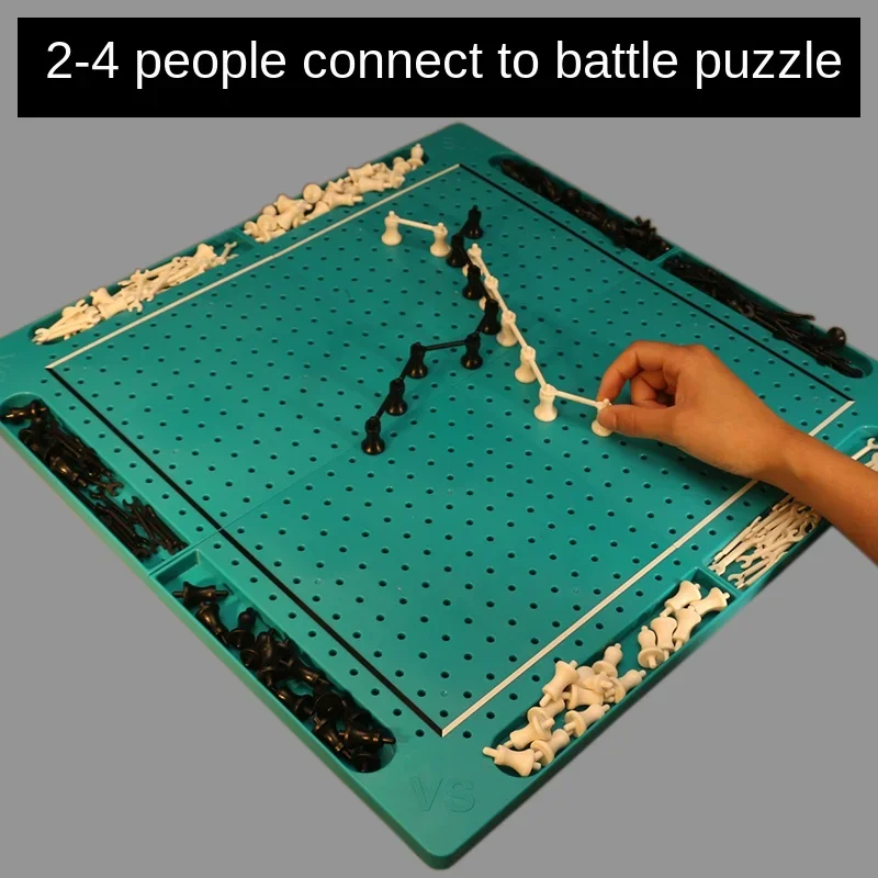 Настольная игрушка с несколькими человек черно-белая головоломка для соединения
