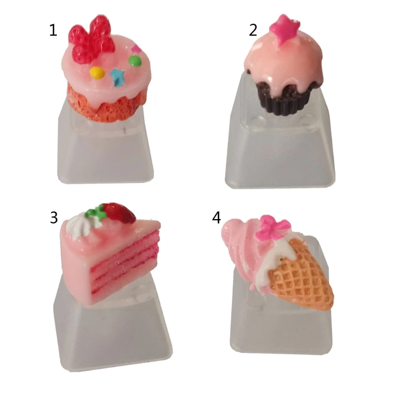 

Cute Cream Keycaps OEM R4 Height Game Mechanical Keyboard Keycaps Personality