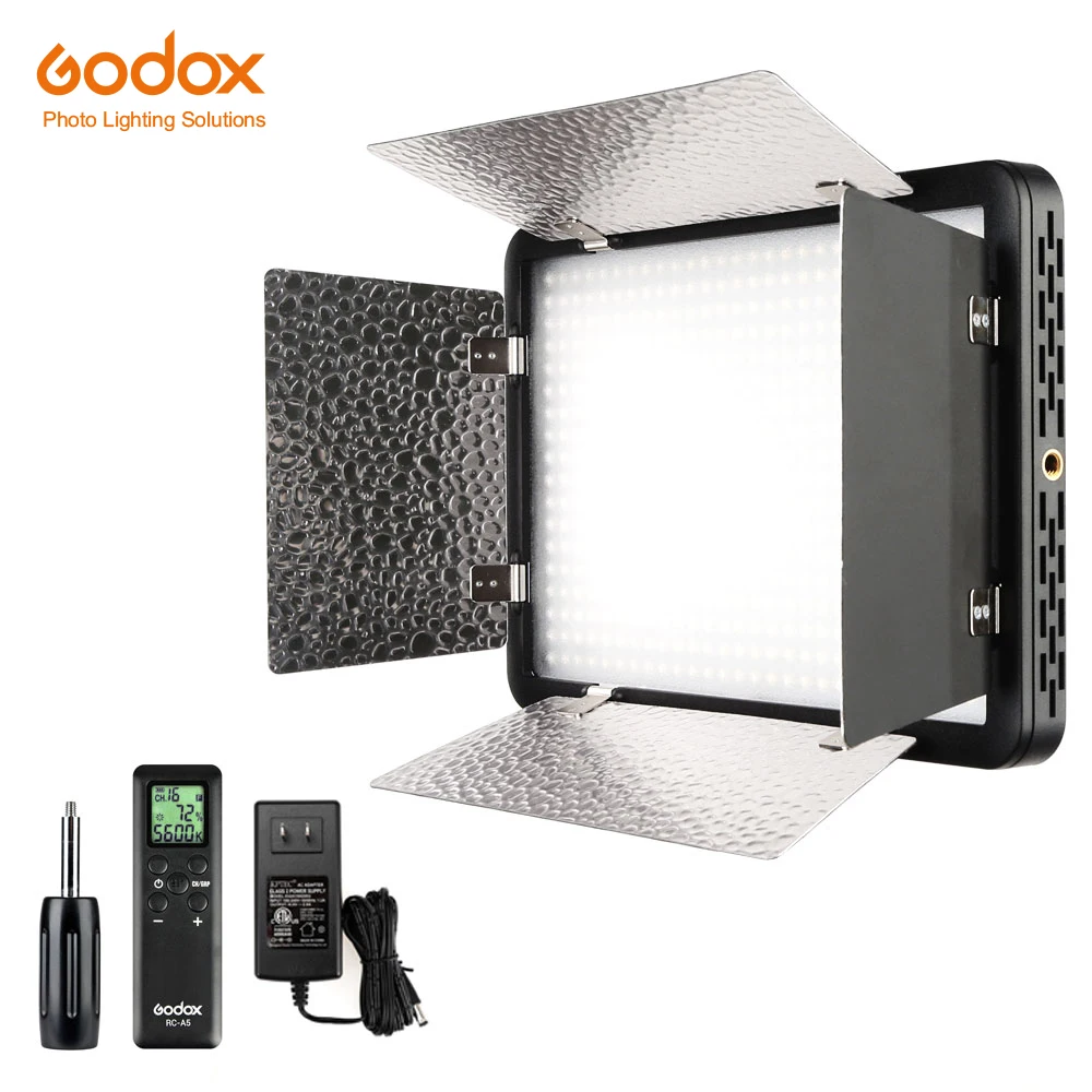 

Godox LED 500LR-C 3300K-5600K Светодиодная лампа непрерысветильник освещения для видеосъемки и дистанционного управления
