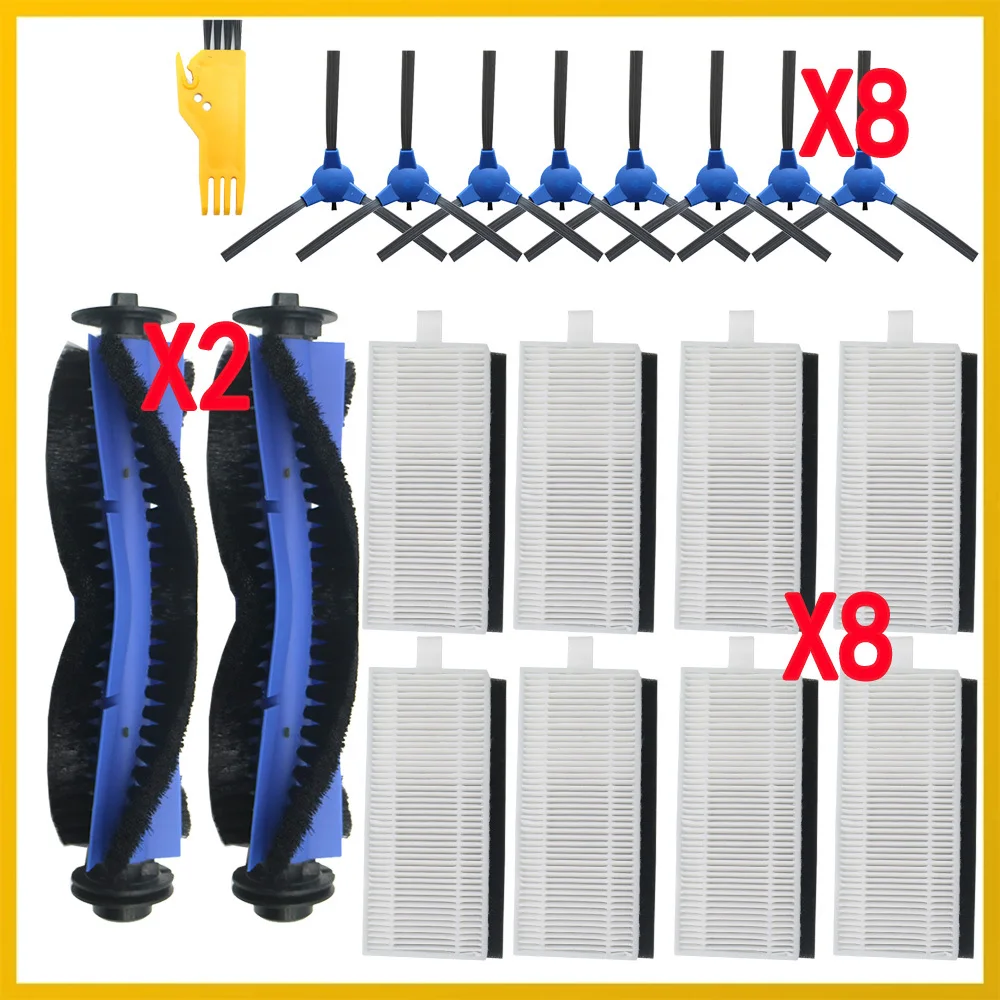 

Комплект аксессуаров, совместим с Eufy Robovac 11 S, Robovac 30, Robovac 30 C, Robovac 15C, аксессуары для робота-пылесоса 8X Fi
