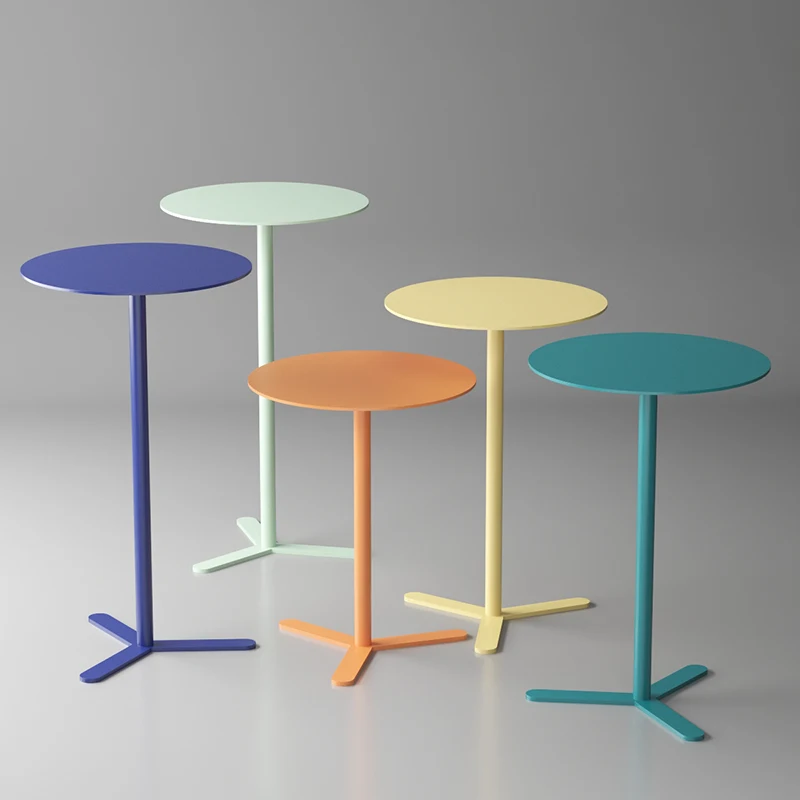 

Custom designer light luxury small tea table ins small family side table milk tea dessert shop coffee shop small round table