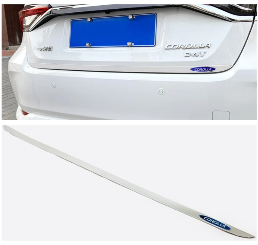 

Аксессуары для заднего багажника, задняя дверь, задняя крышка, отделка, задний багажник, протектор бампера, прокладка для порога для Toyota Corolla E210 2019- 2022